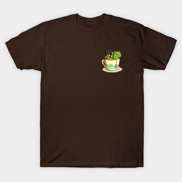 T-rex in a Tea Cup T-Shirt by vanyroz